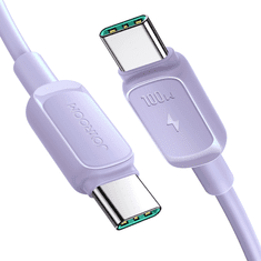 Joyroom Kabel USB-C - USB-C 100W 1,2 m vijolične barve