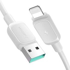 slomart kabel lightning - usb 2.4a 1,2 m joyroom s-al012a14 - bel