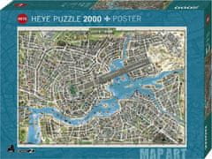 Heye Puzzle Map Art: City of Pop 2000 kosov