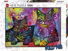 Heye Puzzle Jolly Pets: posvečeno mačkam 1000 kosov