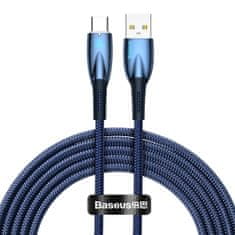 BASEUS Glimmer Kabel za hitro polnjenje USB-A - USB-C 2 m - moder