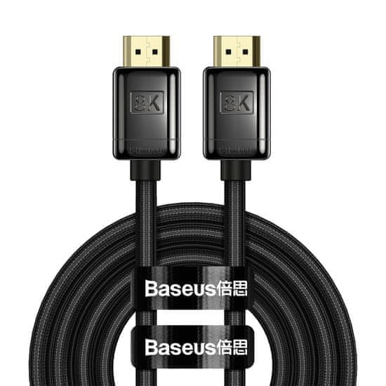 slomart Kabel hdmi 2.1 8k 3m baseus visoke ločljivosti - črn