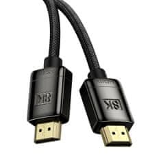 slomart kabel hdmi 2.1 8k 1m baseus high definition series - črn