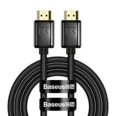 slomart kabel hdmi 2.1 8k 1m baseus high definition series - črn