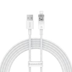 BASEUS Opleten kabel za iPhone Explorer Series USB - Lightning 2,4A 2 m, bel