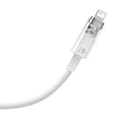 BASEUS Opleten kabel za iPhone Explorer Series USB - Lightning 2,4A 2 m, bel