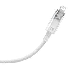 slomart baseus explorer series kabel usb - lightning 2.4a 1 m bel (cats010002)