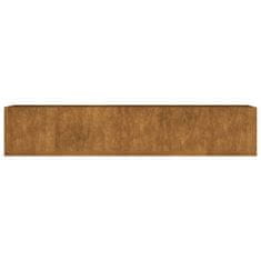 Vidaxl Vrtna visoka greda 200x40x40 cm corten jeklo