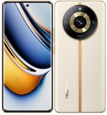 realme 11 PRO 5G pametni telefon, 8GB/256GB, Sunrise Beige