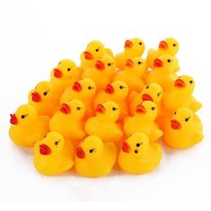 Northix Beeping Bath Ducks - 10 Pack 