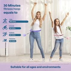 Smart Weighted Hula Hoop (16 delov)