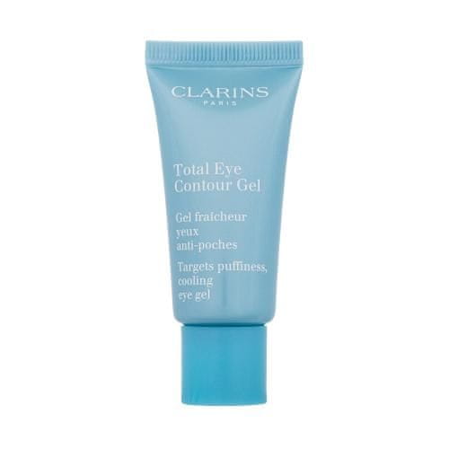 Clarins Total Eye Contour Gel osvežujoč gel proti podočnjakom in zabuhlosti okoli oči za ženske