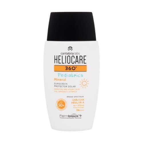 Heliocare® 360° Pediatrics Mineral SPF50+ vodoodporen fluid za zaščito pred soncem za občutljivo in atopično kožo 50 ml