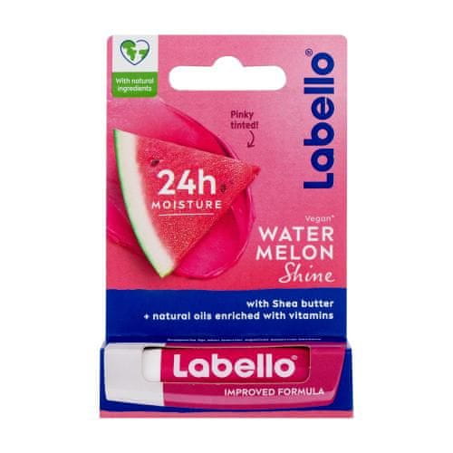 Labello Watermelon Shine 24h Moisture Lip Balm vlažilen in negovalen balzam za ustnice 4.8 g