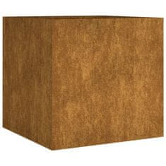 Vidaxl Cvetlično korito 40x41x40 cm corten jeklo