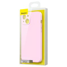 BASEUS Liquid Silica Case za iPhone 13 (roza)