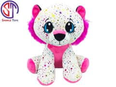 Tiger Star Sparkle plišasti beli 37 cm sedeči