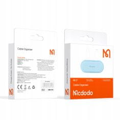 Mcdodo Organizator za kable, žice, za mizo, držalo, za lepilo, modro, McDodo WF-3532