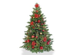 LAALU.cz Okrašeno umetno božično drevo s 106 okraski CHRISTMAS STARS 210 cm s stojalom in božičnimi okraski