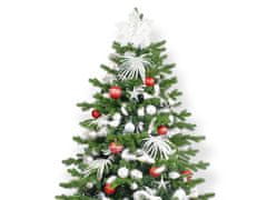 LAALU.cz Okrašeno umetno božično drevo z 222 okraski POLAR RED II 600 cm drevo s stojalom in božičnimi okraski