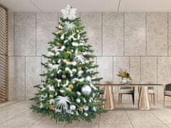 LAALU.cz Okrašeno umetno božično drevo z 222 okraski POLAR GOLD II 500 cm drevo s stojalom in božičnimi okraski