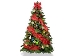 LAALU.cz Okrašeno umetno božično drevo s 104 okraski SYMBOL CHRISTMAS 150 cm s stojalom in božičnimi okraski