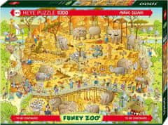 Heye Puzzle Mad ZOO: Afriška razstava 1000 kosov