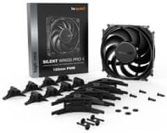 Be quiet! Bodite tiho! / ventilator Silent Wings PRO 4 / 120mm / PWM / 4-pin / 36,9dBA