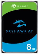 Seagate SkyHawk AI 8TB HDD / ST8000VE001 / Notranji 3,5" / 7200 vrt/min / SATA 6Gb/s / 256 MB