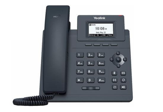 YEALINK SIP-T30P Telefon SIP, PoE, 2,3" 132x64 neosvetljen LCD, 1 x račun SIP, 100M Eth