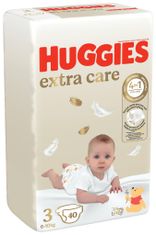 Huggies HUGGIES Extra Care 3 plenice za enkratno uporabo (6-10 kg) 40 kosov