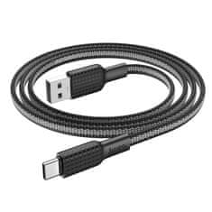 Hoco HOCO Kabel USB A s tipom C 3A X69 1 m črno-beli