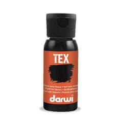 Darwi TEX barva za tekstil - Črna 50 ml