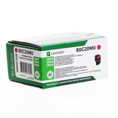 Lexmark 80C20M0 škrlaten, originalen toner