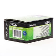 Lexmark 80C20K0 črn, originalen toner