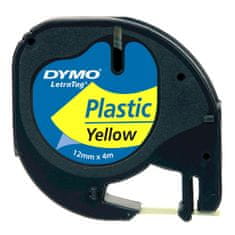 Dymo 59423 (S0721570) 12mm x 4m črno na rumeno, etikete