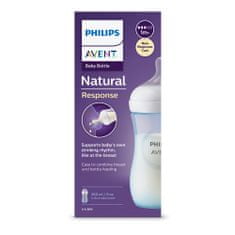 Philips AVENT Natural Response steklenička 260 ml, 1m+, modra