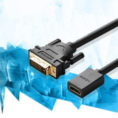 Noah Adapter iz HDMI (ženski) v DVI (moški) 0,15 m črn