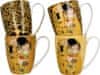Set 4 skodelic Klimt, 380 ml, porcelan, v darilni embalaži, 3342