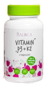  Malinca Vitamin D3 + K2 kapsule, 60/1 