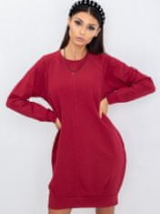 BASIC FEEL GOOD obleka Tensie bordo S/M