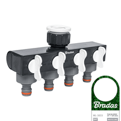 Bradas WHITE LINE razdelilnik, 4 potni ventil 1"-3/4" BR-WL-3033