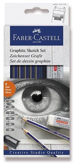 Faber-Castell Faber - Castell Goldfaber grafitni svinčniki komplet 8 kosov