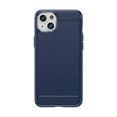 MG Carbon ovitek za iPhone 15 Plus, modro