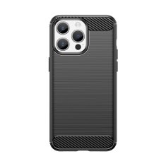 MG Carbon ovitek za iPhone 15 Pro, črna