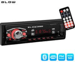 Blow AVH-8626 avto radio, FM, Bluetooth, 4x50W, MicroSD, daljinec