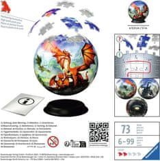 Ravensburger Puzzleball Mystic Dragon 73 kosov