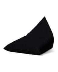 Atelier Del Sofa Vrtna vreča Bean Bag, piramida Big Bed Pouf - črna