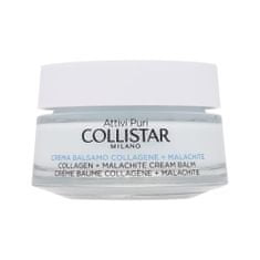 Collistar Pure Actives (Attivi Puri) Collagen + Malachite Cream Balm učvrstitvena krema za obraz proti gubam 50 ml za ženske