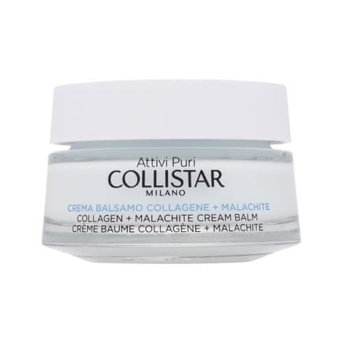 Collistar Pure Actives (Attivi Puri) Collagen + Malachite Cream Balm učvrstitvena krema za obraz proti gubam za ženske
